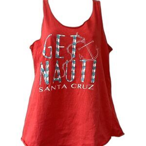 Prairie Mountain Santa Cruz Get Nauti Tank Top XL Runs Small Fits Medium